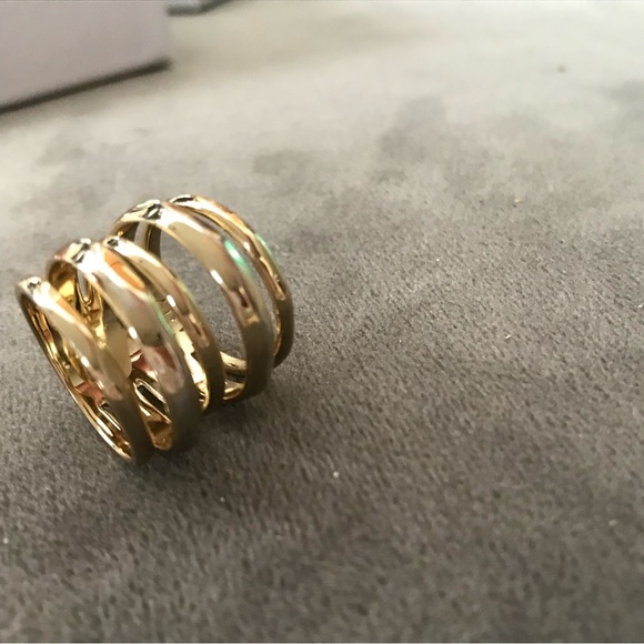 CLOSET CLEAR OUT ! Perfect 14k gold over sterling silver, ring size 6.5 !!! - Picture 3 of 7